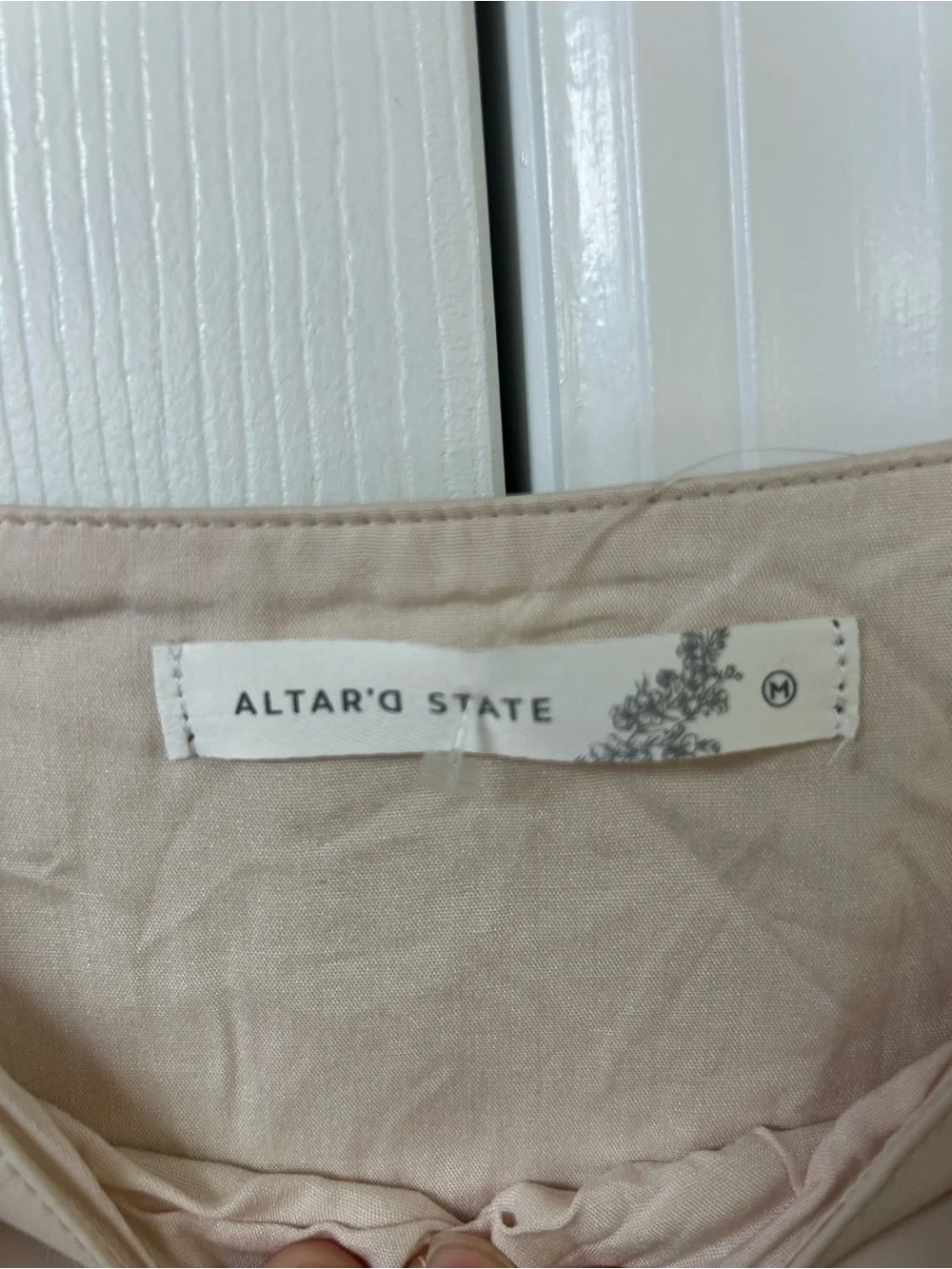 NWT Altar'd State faux leather crop top
